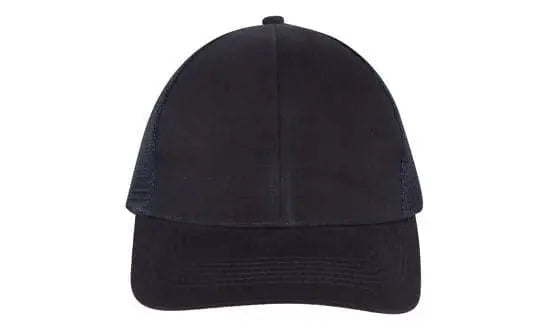 Headwear Brushed Cotton With Mesh Back  Cap X12 - 4181 - City Workwear