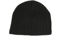 Headwear Cable Knit Beanie  X12 - 4189 - City Workwear