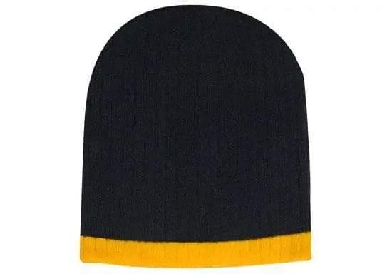 Headwear Two Tone Cable Knit Beanie X12 - City Workwear