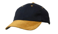 Headwear Brushed Heavy Cotton W/suede Peak Cap X12 - 4200 - City Workwear