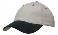 Headwear Brushed Heavy Cotton W/suede Peak Cap X12 - 4200 - City Workwear
