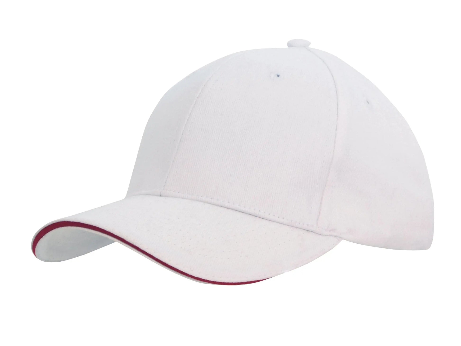 Headwear Brushed Heavy Cotton Cap With Sandwich Trim X12 - 4210 - City Workwear