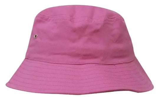 Headwear Bucket Hat With Sandwich Trim Brushed Heavy Sports Twill  *no Sandwich* X12 - City Workwear
