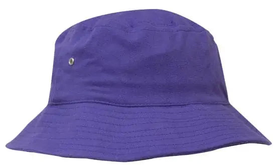Headwear Bucket Hat With Sandwich Trim Brushed Heavy Sports Twill  *no Sandwich* X12 - City Workwear