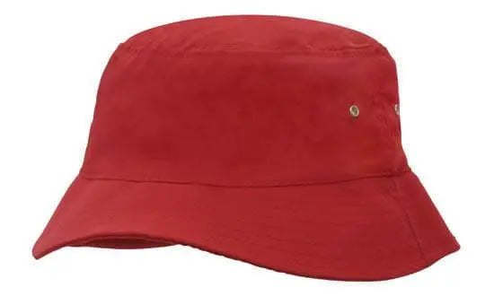 Headwear Bucket Hat With Sandwich Trim Brushed Heavy Sports Twill  *no Sandwich* X12 - City Workwear