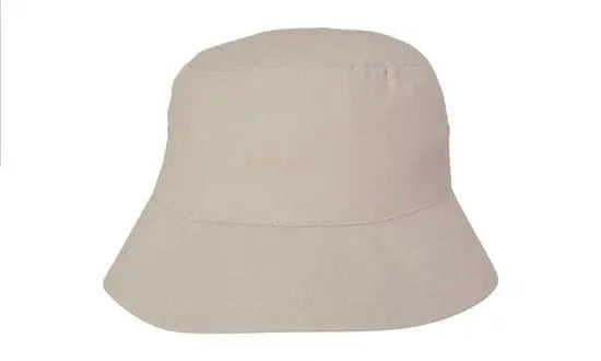 Headwear Bucket Hat With Sandwich Trim Brushed Heavy Sports Twill  *no Sandwich* X12 - City Workwear