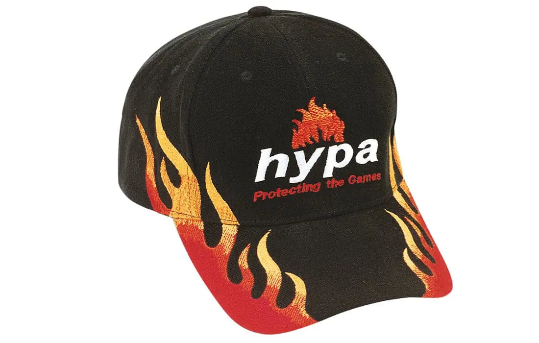 Headwear Double Flame Fmbroidery Cap  X12 - 4236 - City Workwear