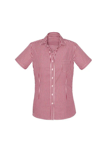 Biz Corporates Springfield Womens Short Sleeve Shirt 43412 - Flash Uniforms 