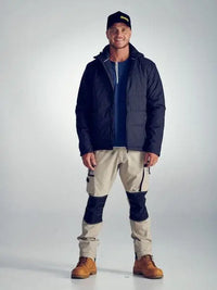 Bisley Workwear Puffer Jacket With Adjustable Hood BJ6928 - City Workwear
