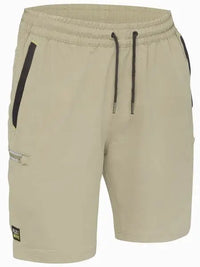 Bisley Flex & Move 4 Way Stretch Elastic Waist Cargo Shorts BSHC1333 - City Workwear