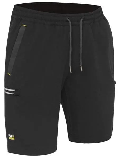 Bisley Flex & Move 4 Way Stretch Elastic Waist Cargo Shorts BSHC1333 - City Workwear