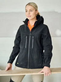 Bisley Flex & Move Women's Hooded Soft Shell Jacket BJL6570 - City Workwear