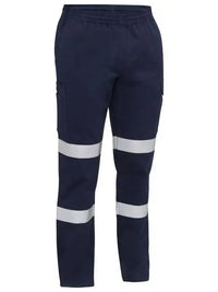 Bisley Stretch Taped Cotton Elastic Waist Cargo Work Pants BPC6029T - City Workwear