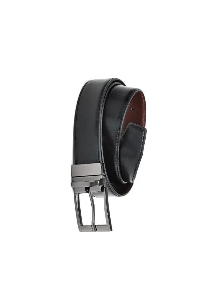 Biz Corporates Mens Leather Reversible Belt 99300 - Flash Uniforms 
