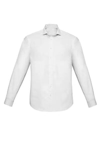 Biz Corporates Charlie Mens Slim Fit L/S Shirt RS969ML - Flash Uniforms 