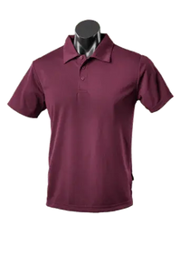 Aussie Pacific Kids Botany Polo Shirt 3307 Casual Wear Aussie Pacific Maroon 6 