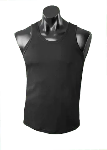 Aussie Pacific Botany Men's Singlet 1107 Casual Wear Aussie Pacific Black S 