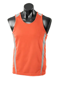 Aussie Pacific Eureka Kids Singlet 3104 Casual Wear Aussie Pacific Orange/Charcoal 6 