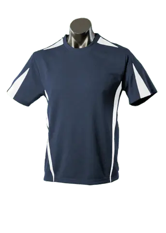 Aussie Pacific Men's Eureka Tees 1204 Casual Wear Aussie Pacific Navy/White S 