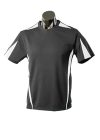 Aussie Pacific Men's Eureka Tees 1204 Casual Wear Aussie Pacific Black/White S 