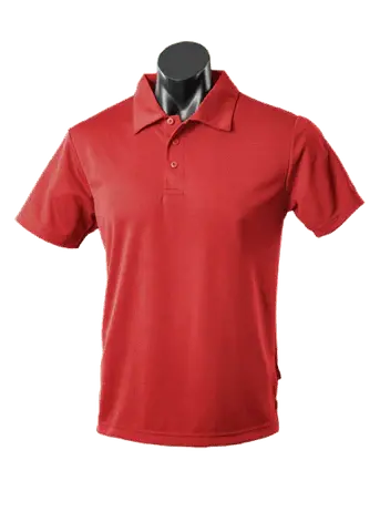 Aussie Pacific Men's Botany Corporate Polo Shirt 1307 Casual Wear Aussie Pacific Red S 