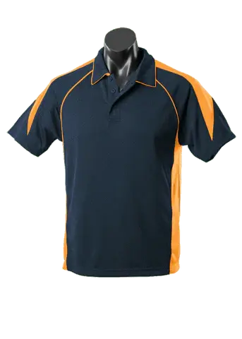 Aussie Pacific Premier Kids Polo Shirt 3301 Casual Wear Aussie Pacific Navy/Gold 6 