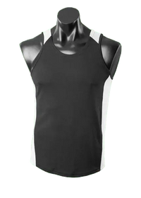 Aussie Pacific Premier Singlet 1101 Casual Wear Aussie Pacific Black/White S 