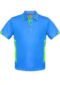 Aussie Pacific Tasman Kids Polo Shirt 3311 Casual Wear Aussie Pacific Cyan/Neon Green 6 