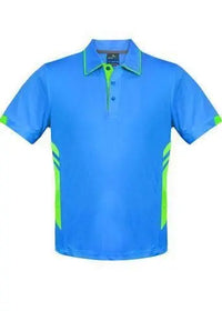 Aussie Pacific Tasman Men's Polo Shirt 1311 Casual Wear Aussie Pacific Cyan/Neon Green S 