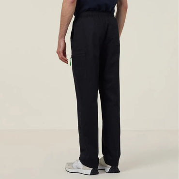 Rontgen Elastic Waist Scrub Pant CATQ4F-BLA - City Workwear