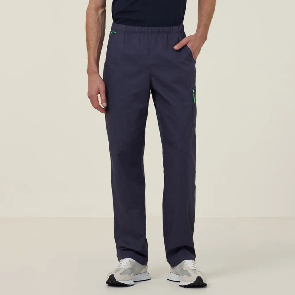 Rontgen Elastic Waist Scrub Pant CATQ4F-BLA - City Workwear