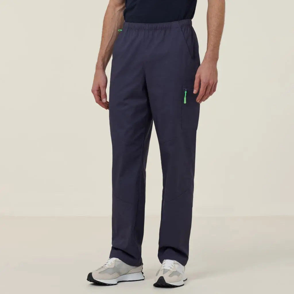Rontgen Elastic Waist Scrub Pant CATQ4F-BLA - City Workwear