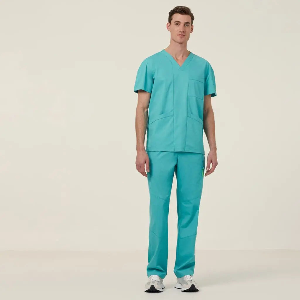 Rontgen Elastic Waist Scrub Pant CATQ4F-BLA - City Workwear