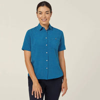 NNT Silvi Spot Print Short Sleeve Shirt CATU7H - City Workwear