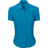 DNC Workwear Corporate Wear Teal / 6 DNC WORKWEAR Ladies Cool-Breathe Short Sleeve Shirt 4237