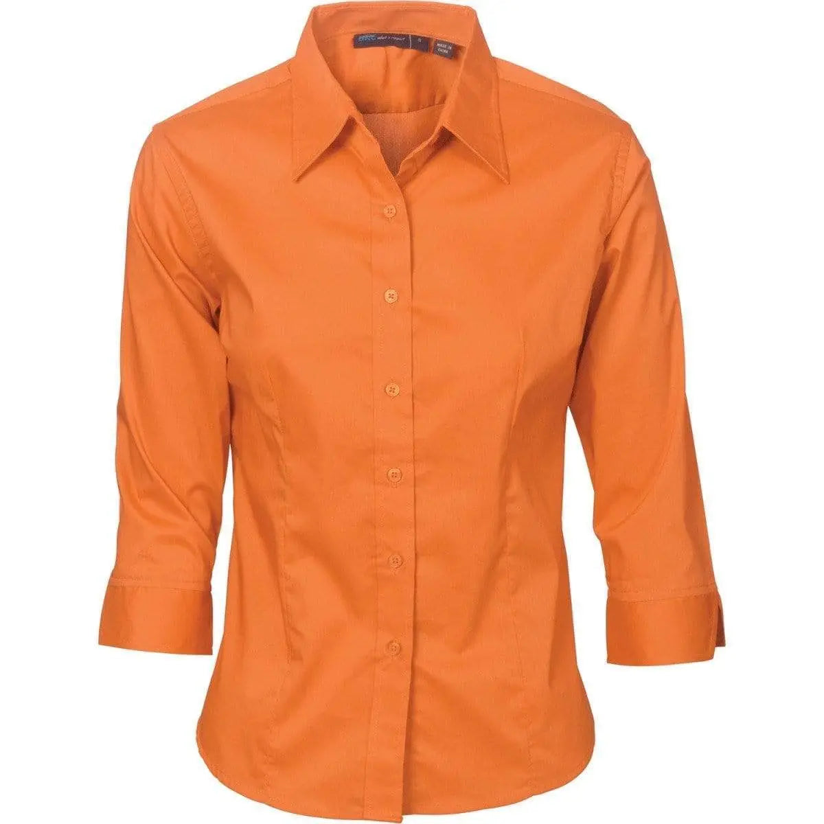 DNC Workwear Corporate Wear Rust / 6 DNC WORKWEAR Ladies Premier Stretch Poplin 3/4 Sleeve Business Shirt 4232