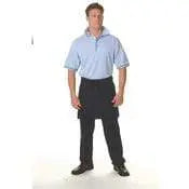 DNC Workwear Hospitality & Chefwear White / 85cm X 42cm DNC WORKWEAR Polyester Cotton Short Apron No Pocket 2112