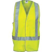 DNC Workwear Work Wear Yellow / S DNC WORKWEAR Day/Night Cross Back Safety Vest 3805