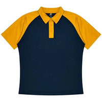Aussie Pacific Manly Mens Polo 1318  Aussie Pacific NAVY/GOLD S 