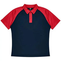 Aussie Pacific Manly Mens Polo 1318  Aussie Pacific NAVY/RED S 
