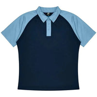 Aussie Pacific Manly Mens Polo 1318  Aussie Pacific NAVY/SKY S 