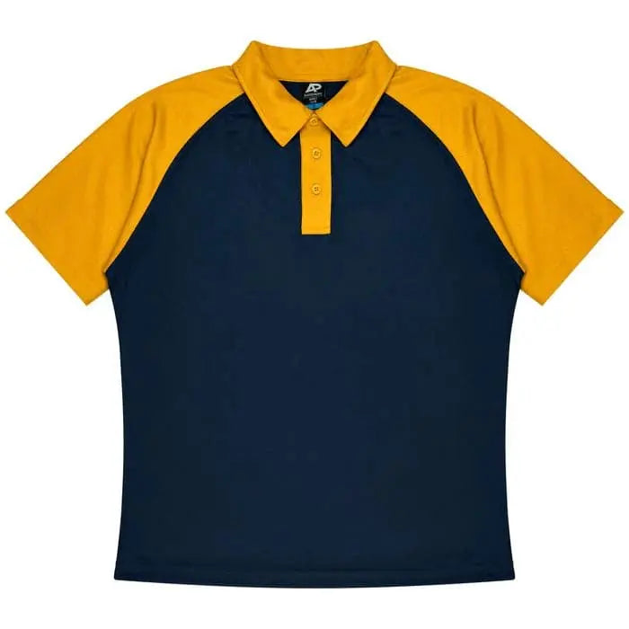 Aussie Pacific Manly Kids Polo Shirt 3318  Aussie Pacific NAVY/GOLD 4 