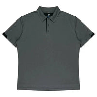 Aussie Pacific Morris Men's Polo Shirt 1317  Aussie Pacific SLATE/BLACK S 