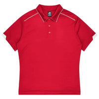 Aussie Pacific Currumbin Men's Polo Shirt 1320  Aussie Pacific RED/WHITE S 