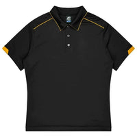 Aussie Pacific Currumbin Men's Polo Shirt 1320  Aussie Pacific BLACK/GOLD S 