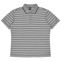 Aussie Pacific Vaucluse Men's Polo Shirt 1324  Aussie Pacific SILVER/BLACK S 