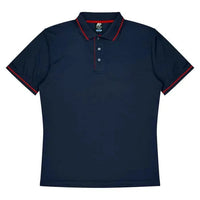 Aussie Pacific Cottesloe Kids Polo Shirt 3319  Aussie Pacific NAVY/RED 4 
