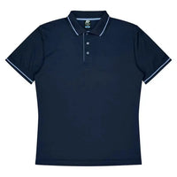 Aussie Pacific Cottesloe Kids Polo Shirt 3319  Aussie Pacific NAVY/SKY 4 