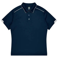 Aussie Pacific Currumbin Kids Polo Shirt 3320  Aussie Pacific NAVY/WHITE 4 