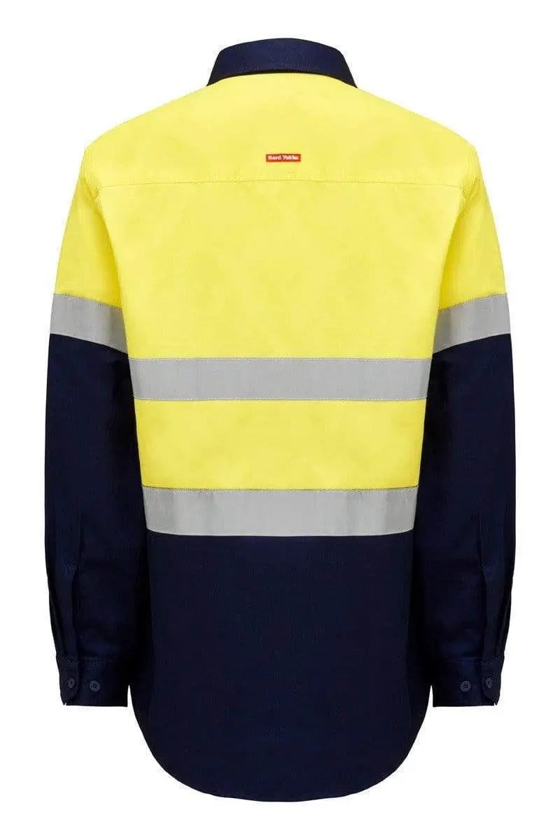 Hard Yakka Hi Vis Reflective Work Shirt Y04615 Work Wear Hard Yakka   